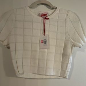 SOLID & STRIPED CARA TOP M BNWT